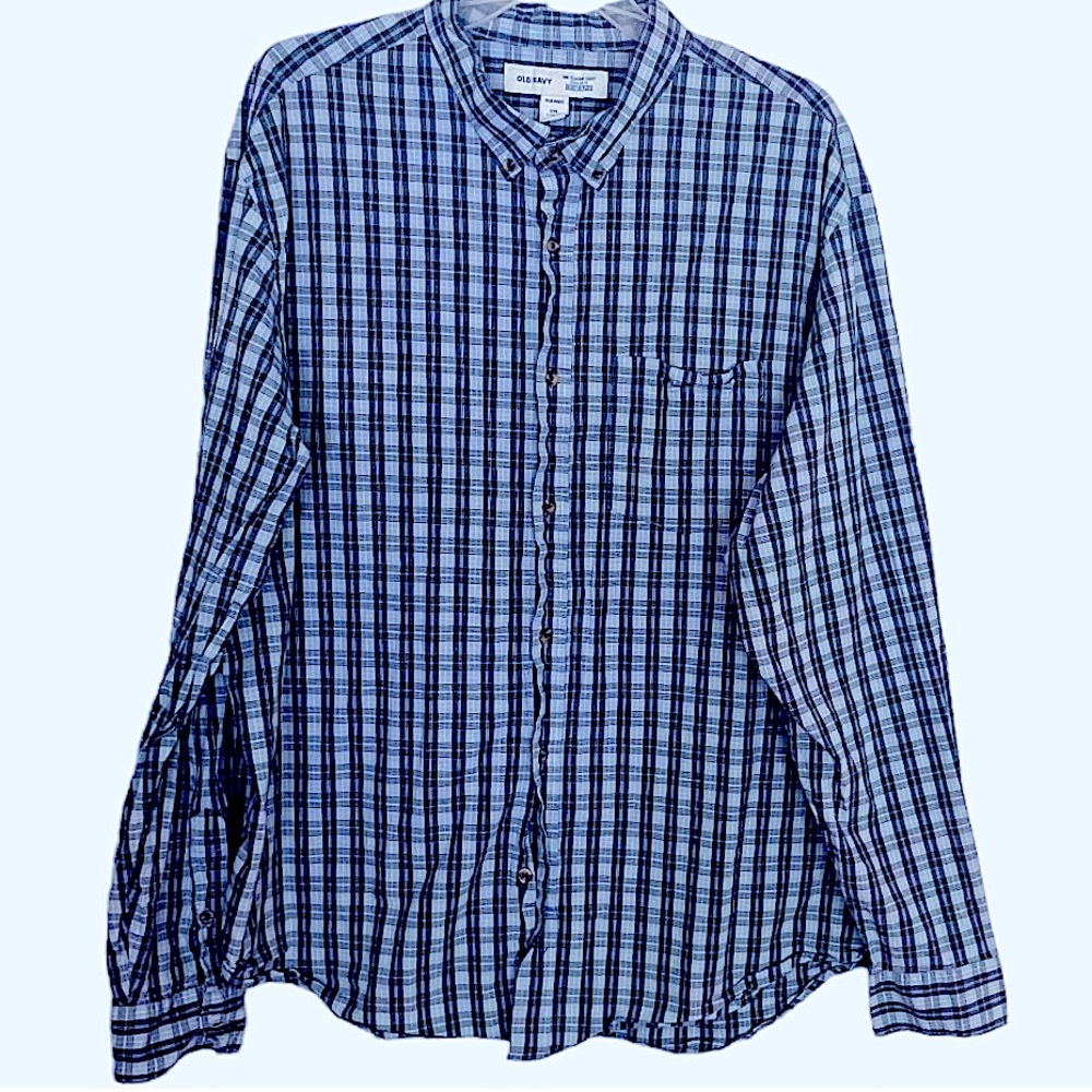 Men’s Casual Long Sleeve Button Down Shirt